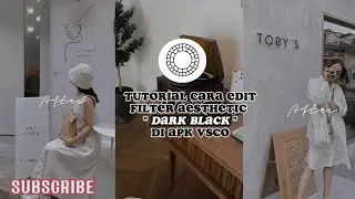 TUTORIAL CARA EDIT FILTER AESTHETIC DI APK VSCO | FILTER DARK FILTER || TUTORIAL