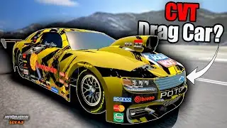 I Made a POWERFUL Drag Car... With a CVT! | Automation Game & BeamNG.drive