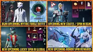 🔴 Next BGMI MYTHIC FORGE ( Expected ) | Upcoming Lucky spin and Crates | New HONOR spin Rewards