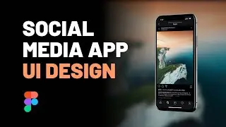 [Figma] Social Media App UI: Flexible Component Design