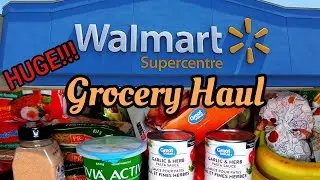 $160.90 Walmart Grocery haul | WALMART Groceries for ONE PERSON