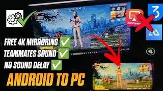 FREE SCREEN MIRRORING ANDROID TO PC SOFTWARE | FREE SCREEN CAST BGMI ANDROID TO PC 