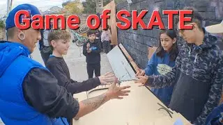 Competencia de Fingerboard en el Skate Club Lanus