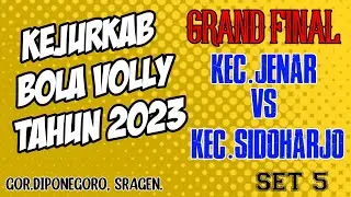 SET 5 || KEJURKAB BOLA VOLI SRAGEN 2023 ||