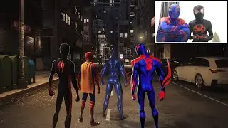 SPIDERMAN ACROSS THE SPIDERVERSE MULTIVERSE PLAYING SPIDERMAN 2 (FUNNY FREE ROAM GAMEPLAY)