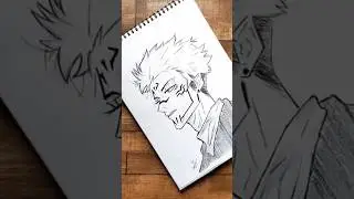 itadori drawing jujutsu kaisen #jujutsukaisen #anime