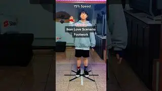Ikon Love Scenario Footwork 75% Speed Tutorial