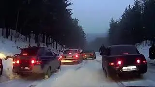 Подборка аварий , гололед , аварии !