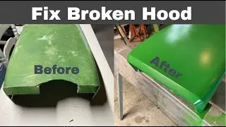 Fix John Deere Lawn Tractor Hood (Easy)