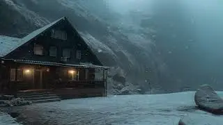 Frosty Mountain Wind Sounds & Loud Blowing Snow┇Cozy Winter Ambience┇Nature Sounds to Reduce Stress