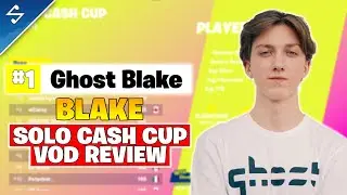 Passive Playstyle in Solos! - Blake 2nd Place Solo Cash Cup VOD Review!