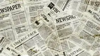 Newspaper  transitional GREEN SCREEN