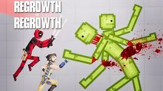 Deadpool and Wolverine vs Giant Melon Regrowth [Regrowth vs Regrowth]