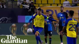 Cristiano Ronaldo booked for punting ball away during Al Nassr win