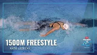 Ledecky Starts off The Night With Impressive Win in 1500M Free | 2023 TYR Pro Swim Series Knoxville