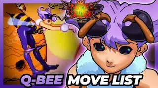 Q-BEE MOVE LIST - Vampire Savior: Lord of Vampire (VSAV / Darkstalkers 3)