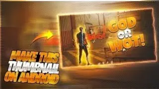 l How To Make Free Fire HD Gaming Thumbnail On Android | Free Fire Thumbnail Tutorial !