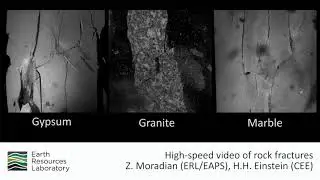 High-speed video of rock fractures