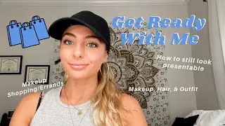 GRWM TO GO SHOPPING | Makeup, Hair, & Outfit