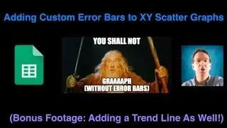 Adding Custom Error Bars to XY Scatter Plots in Google Sheets