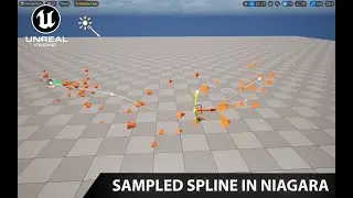 Sampled Spline in Niagara - Unreal Engine 5