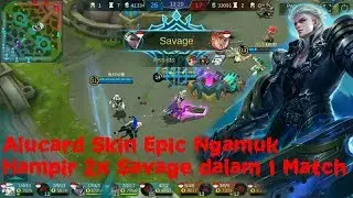 Alucard skin epic ngamuk, auto Savage by Jamesbrow