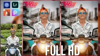 Ps touch Bike Lover full HD Mobile tutorial || Manipulation Editing 2020 || KinG Editz