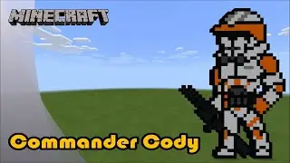 Minecraft: Pixel Art Tutorial and Showcase: Commander Cody (Star Wars: The Clone Wars)