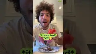 Benny Blanco made a Watermelon Sandwich for Selena Gomez!!#shorts