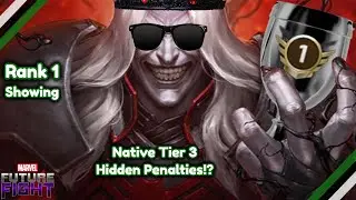 Rank 1 Knull and Hidden Native T3 Build Penalties!? (LV60 vs Max Comparison)  |  Marvel Future Fight