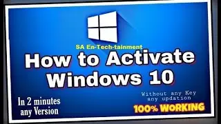 HOW TO ACTIVATE WINDOWS 10 PERMANENT FOR FREE || WINDOWS 10 ALL VERSIONS || TAMIL|| WORKING METHOD