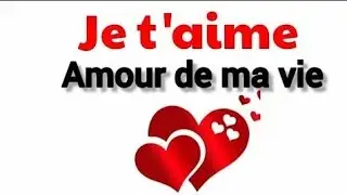 Mon amour 💞 tu es et tu resteras l'amour de ma vie. JE T'AIME 💗 message d'amour 