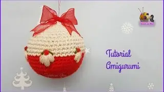 Tutorial amigurumi - Bola navideña 2 (English subtitles)