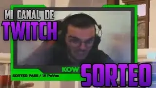 MI CANAL DE TWITCH + SORTEO