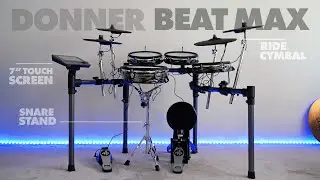 This is Donner's most powerful E-DRUM SET to date - Donner Beat Max.
