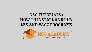 NSG Tutorials : How to run lex and yacc programs in ubuntu