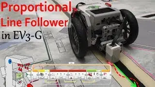 Proportional Line Follower for EV3 - Follow the Line Smoothly!