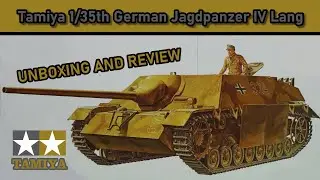 Tamiya 1/35th German Jagdpanzer IV Lang Unboxing And Review Video