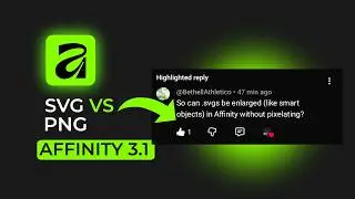 Stop Using PNG for Logos! Use SVG in Affinity for 100% Sharpness