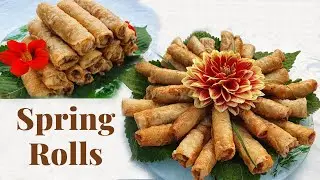 Chả giò/Chả nem - Bí quyết để nguội vẫn giòn, mầu đẹp, không bị vỡ | Mai Hoa Cooking #10