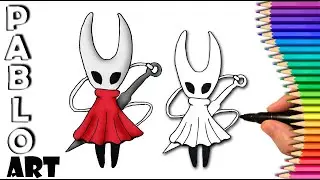 How to Draw Hornet Pin - Hollow Knight | Learn to Draw step by step