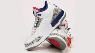 Sneakers In 4K: Air Jordan 3 True Blue (2016)