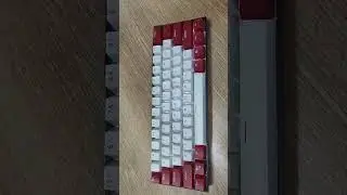 I like the color scheme of this keyboard.#keyboard #mechanicalkeyboard #wirelesskeyboard
