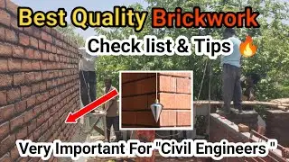 Brick Masonry | Brick masonry Checklist point | Civil Engineering | Bricks | Civil engineering basic