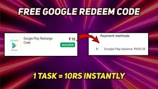 100% Free Google Redeem Code Today || Google Play Redeem Code App
