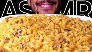 ASMR MACARONI MUSHROOM SAUCE PASTA (EATING SOUNDS) NO TALKING MUKBANG