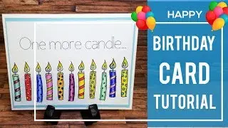 Happy Birthday Candle Card