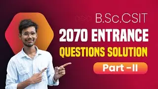 2070 Entrance Exam | Part-II | Short-Cut Trick | B.Sc.CSIT Entrance Exam | GUPTA TUTORIAL |