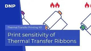 Print sensitivity of Thermal Transfer Ribbons
