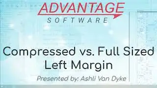 Compressed vs. Full Sized Left Margin
